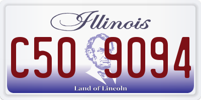 IL license plate C509094