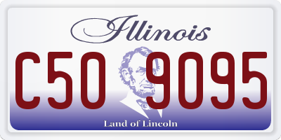 IL license plate C509095