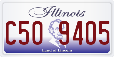 IL license plate C509405