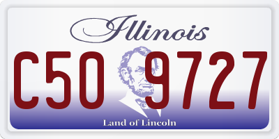 IL license plate C509727