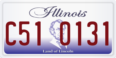 IL license plate C510131
