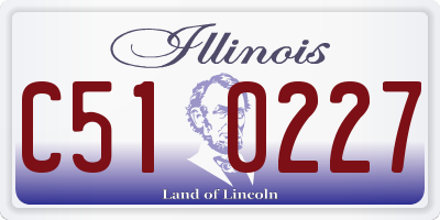 IL license plate C510227