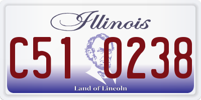 IL license plate C510238
