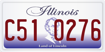 IL license plate C510276