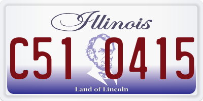 IL license plate C510415