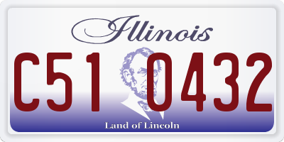 IL license plate C510432