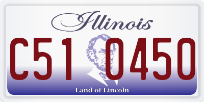 IL license plate C510450