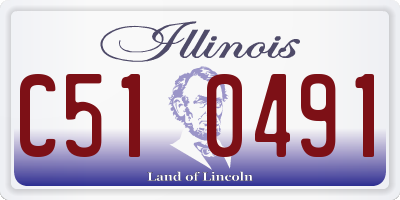 IL license plate C510491