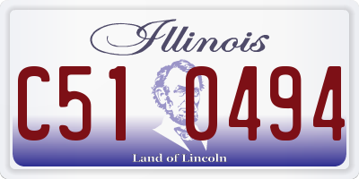 IL license plate C510494