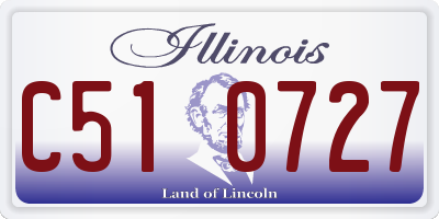 IL license plate C510727