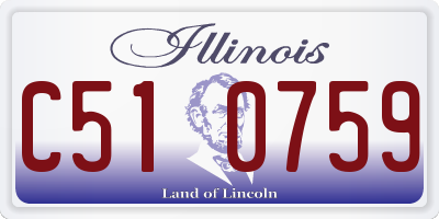 IL license plate C510759