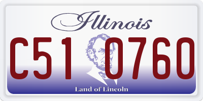IL license plate C510760