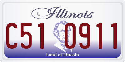 IL license plate C510911