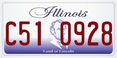 IL license plate C510928