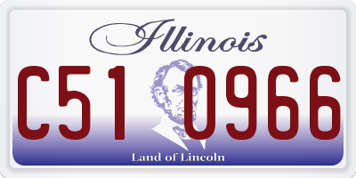 IL license plate C510966