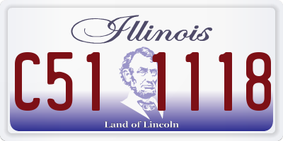 IL license plate C511118