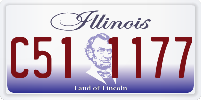 IL license plate C511177
