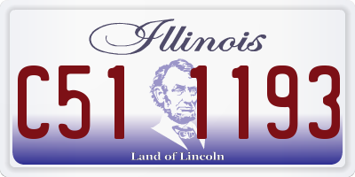 IL license plate C511193