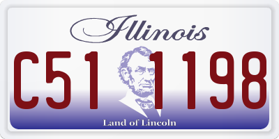 IL license plate C511198
