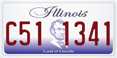 IL license plate C511341