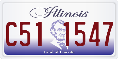 IL license plate C511547