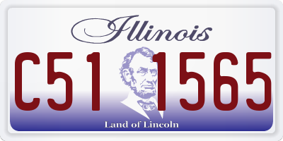 IL license plate C511565