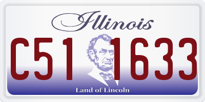 IL license plate C511633