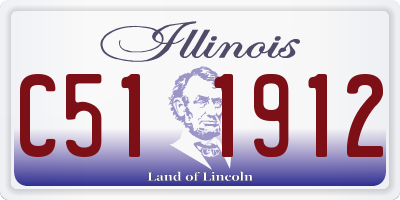 IL license plate C511912