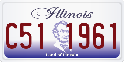 IL license plate C511961
