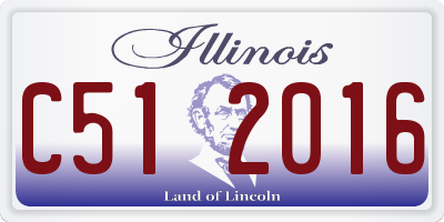 IL license plate C512016