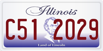 IL license plate C512029
