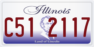 IL license plate C512117