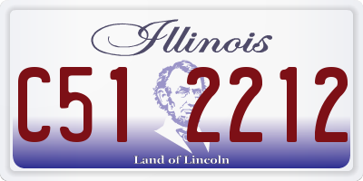 IL license plate C512212