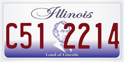 IL license plate C512214