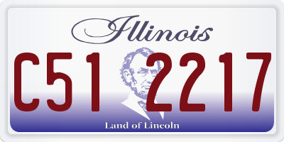 IL license plate C512217