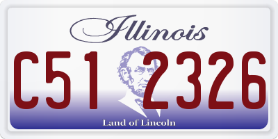 IL license plate C512326