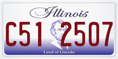 IL license plate C512507