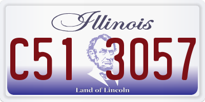 IL license plate C513057
