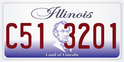 IL license plate C513201