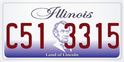 IL license plate C513315