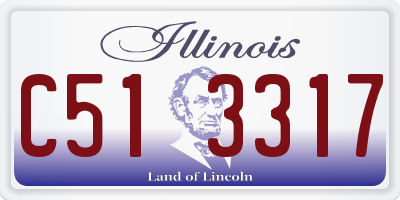 IL license plate C513317