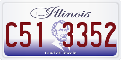 IL license plate C513352