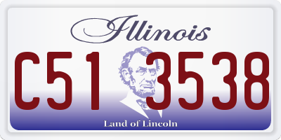 IL license plate C513538