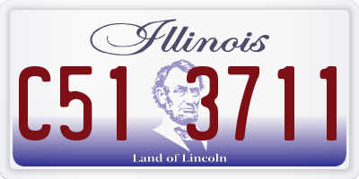 IL license plate C513711