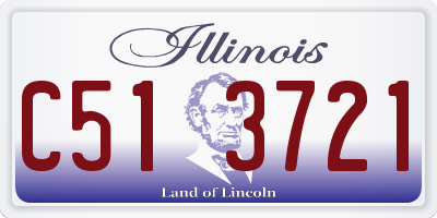 IL license plate C513721