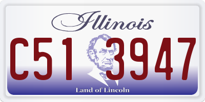 IL license plate C513947