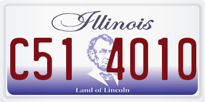 IL license plate C514010