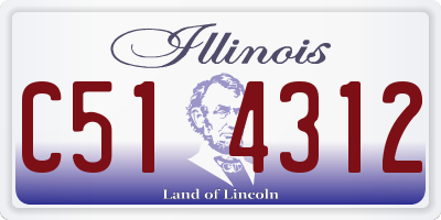 IL license plate C514312
