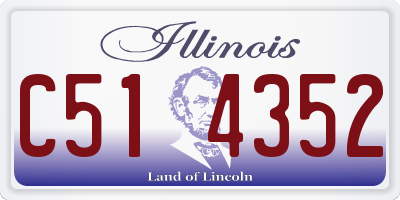 IL license plate C514352