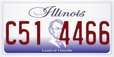 IL license plate C514466